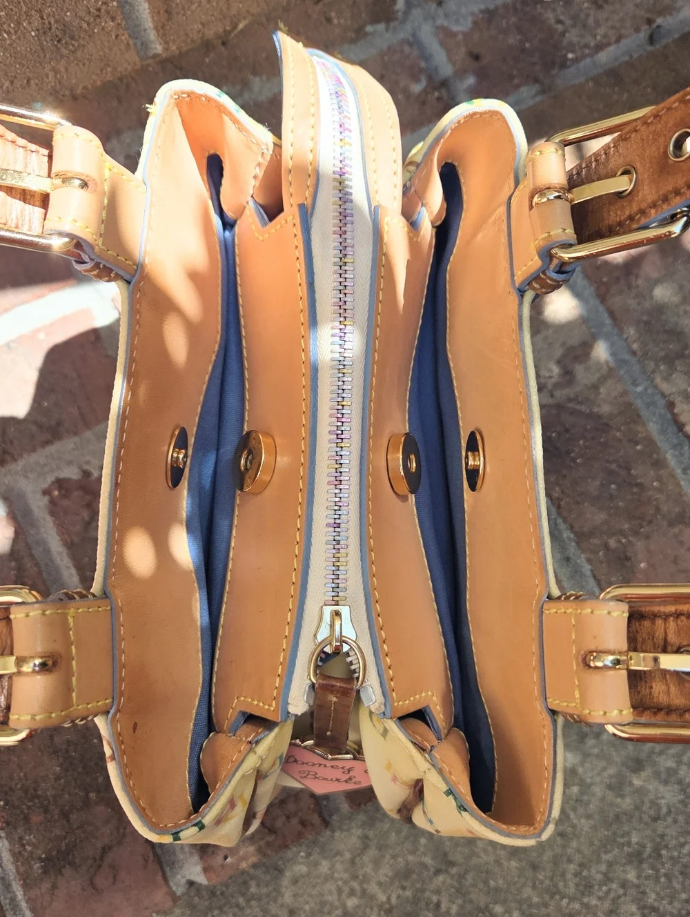 Dooney and Bourke Small DB Monogram "It" Bag - Picture 10 of 14
